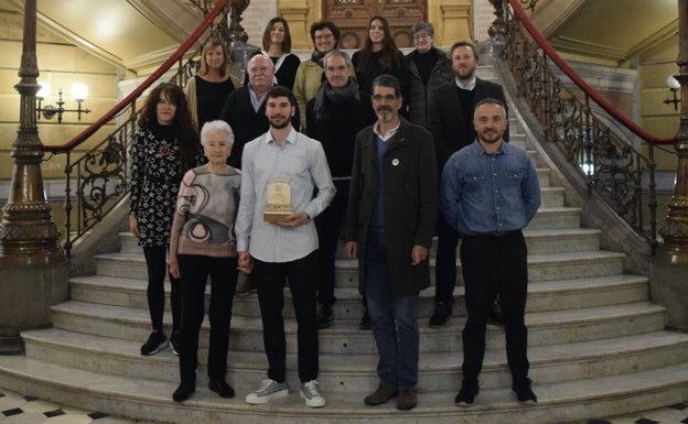 Darío Brizuela, reconocido por el Ayuntamiento de San Sebastián