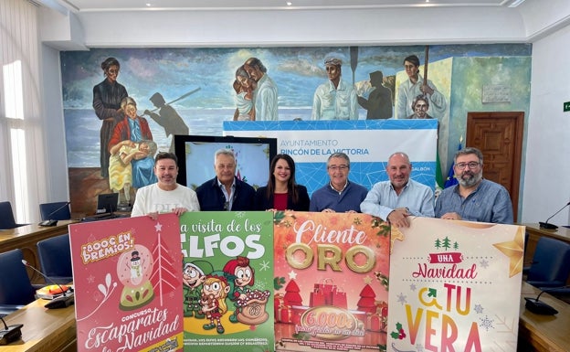 Rincón de la Victoria lanza la campaña de Navidad para incentivar las compras en los comercios de proximidad