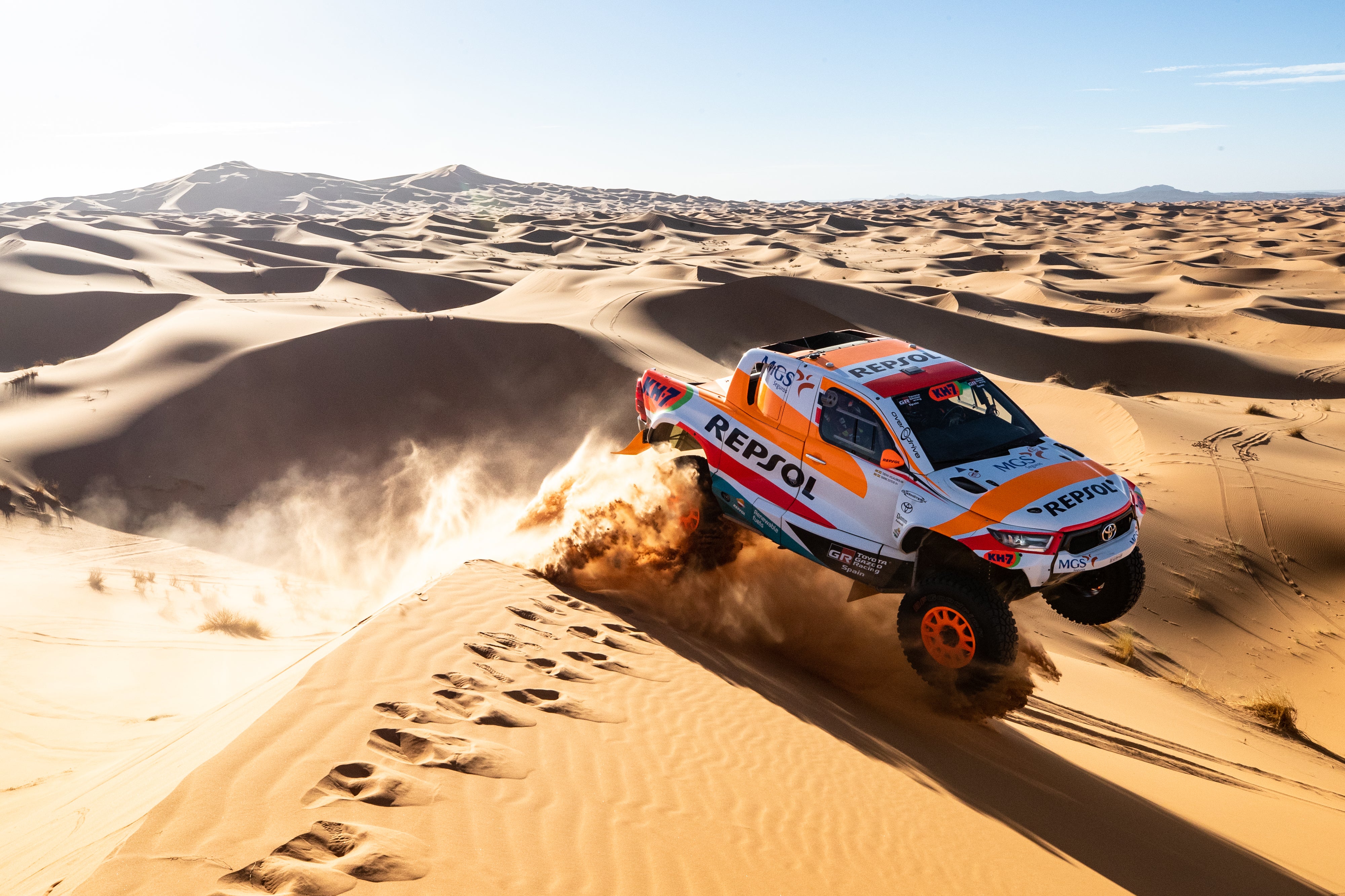 Isidre Esteve llega a la mayoría de edad en el Dakar con Repsol Toyota Rally Team