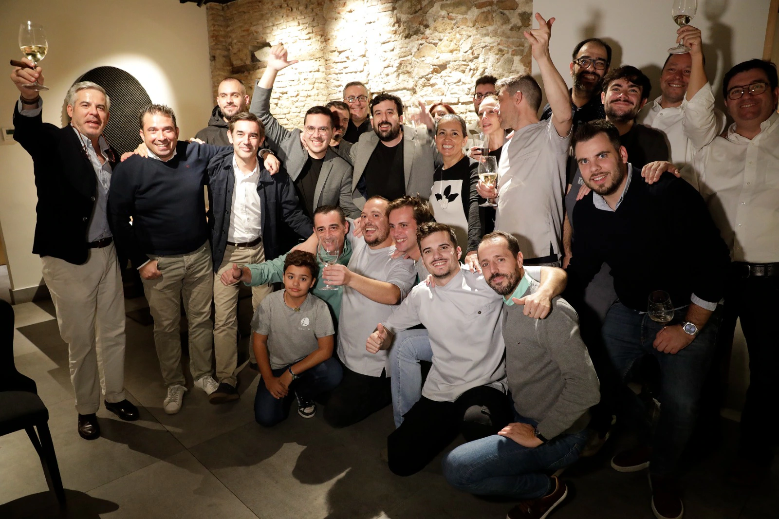 Dani Carnero celebra la estrella Michelin de Kaleja