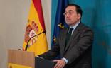 El ministro de Asuntos Exteriores, José Manuel Albares, en su visita este viernes al Campo de Gibraltar./EFE