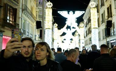 Reproducción de cómo será el alumbrado navideño de este 2022./sur
