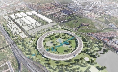 Recreación del proyecto de la Expo 2027, en los terrenos de Buenavista./SUR