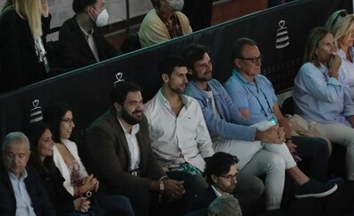 Djokovic, espectador distinguido en el Carpena en la Copa Davis