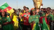 Camerún celebra su empate ante Serbia como si fuera una victoria