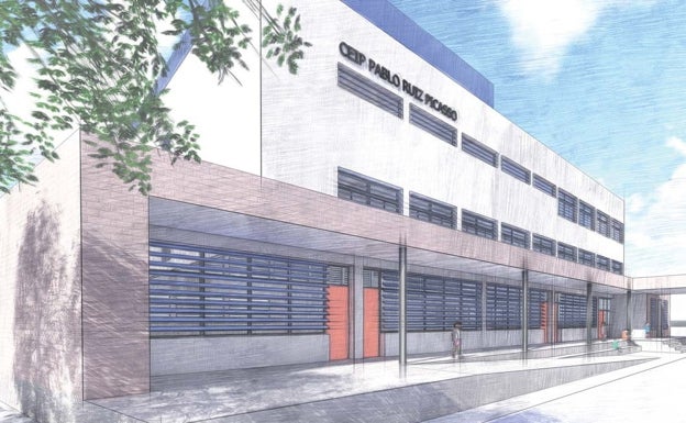 El nuevo CEIP Pablo Ruiz Picasso de Fuengirola toma forma