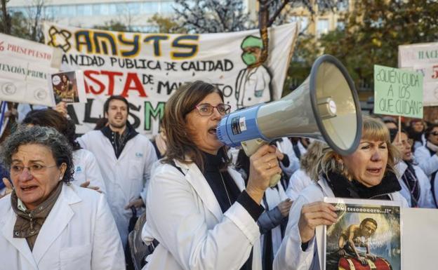 Los médicos catalanes también irán a la huelga