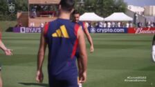 Gavi y Rodri entrenan al margen a dos días del partido contra Japón