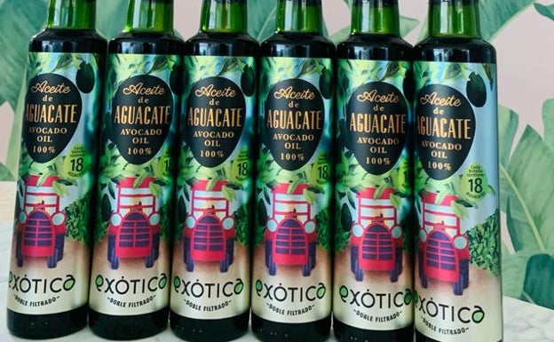 Exótica, el original aceite de aguacate que comercializa una empresa de subtropicales de Vélez-Málaga
