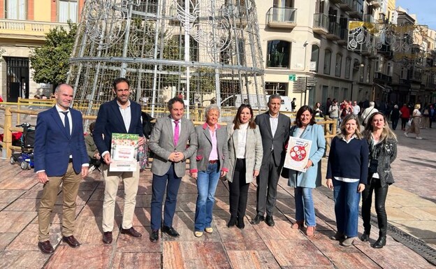 Concurso de escaparates, envíos gratuitos y regalos: la campaña para fomentar las compras en el Centro de Málaga