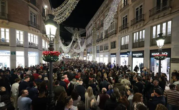 Estos son los horarios y pases de los tres espectáculos de luces de Navidad de Málaga