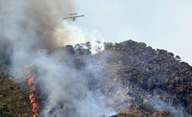 La Diputación abre nuevas ayudas de 500.000 euros para agricultores y empresas por el incendio de Sierra Bermeja