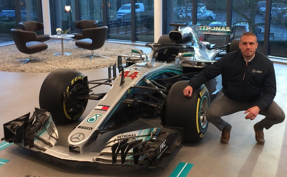 Daniel Salamon, un joven ingeniero malagueño en el corazón de la F1