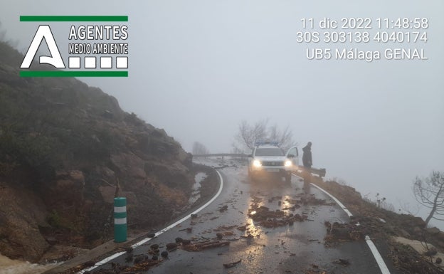 La lluvia deja más de 60 litros en la provincia de Málaga