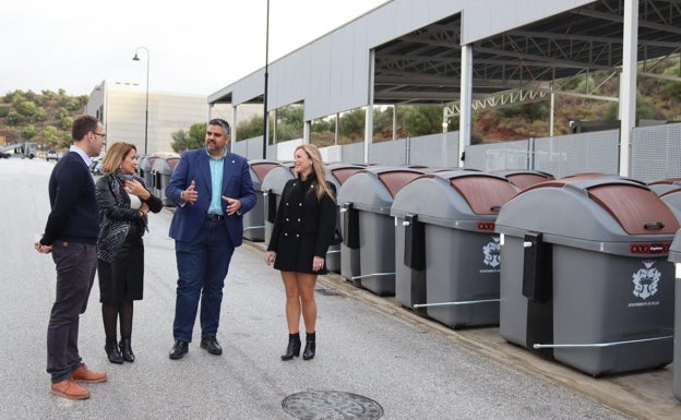 Nuevo tipo de contenedor para residuos orgánicos en Mijas