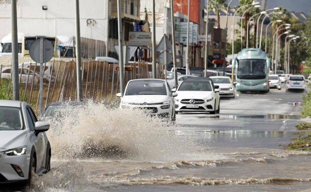 Aviso amarillo en Málaga este miércoles por fuertes lluvias