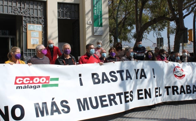 Málaga registra el mayor número de muertes en el trabajo de la última década