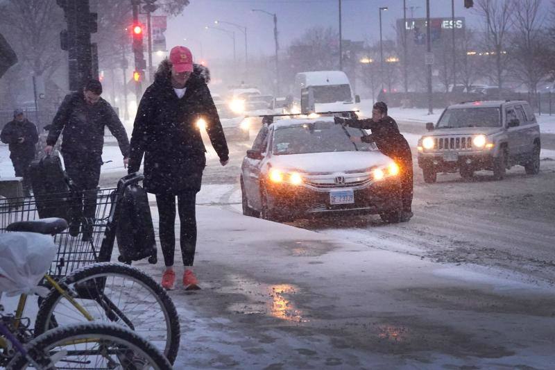 Un «ciclón bomba» provoca el caos en Estados Unidos con temperaturas de hasta -45ºC