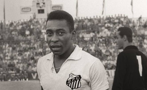 Pelé jugó en La Rosaleda hace 55 años en el Torneo Costa del Sol