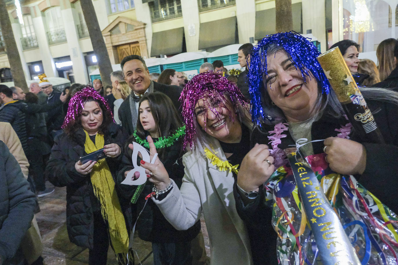 Así se vivió la Nochevieja en el Centro de Málaga