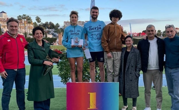 Pablo Sánchez y Claudia Estévez ganan el Premio Periodista Pepe Pascual de atletismo en Nerja