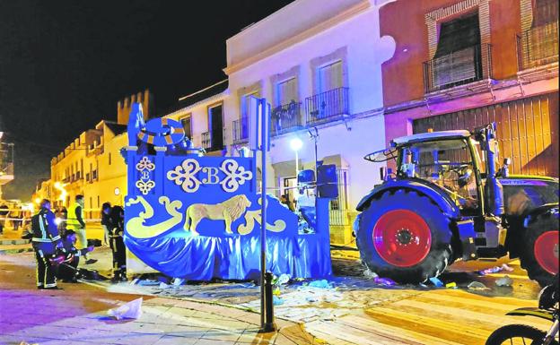 La tragedia de la cabalgata de Reyes de Marchena deja a los vecinos en estado de shock