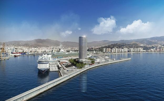 Juanma Moreno cree que la Torre del Puerto es «necesaria» para Málaga