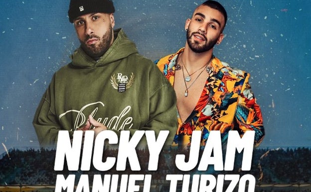 Nicky Jam y Manuel Turizo llegan juntos a Marenostrum Fuengirola