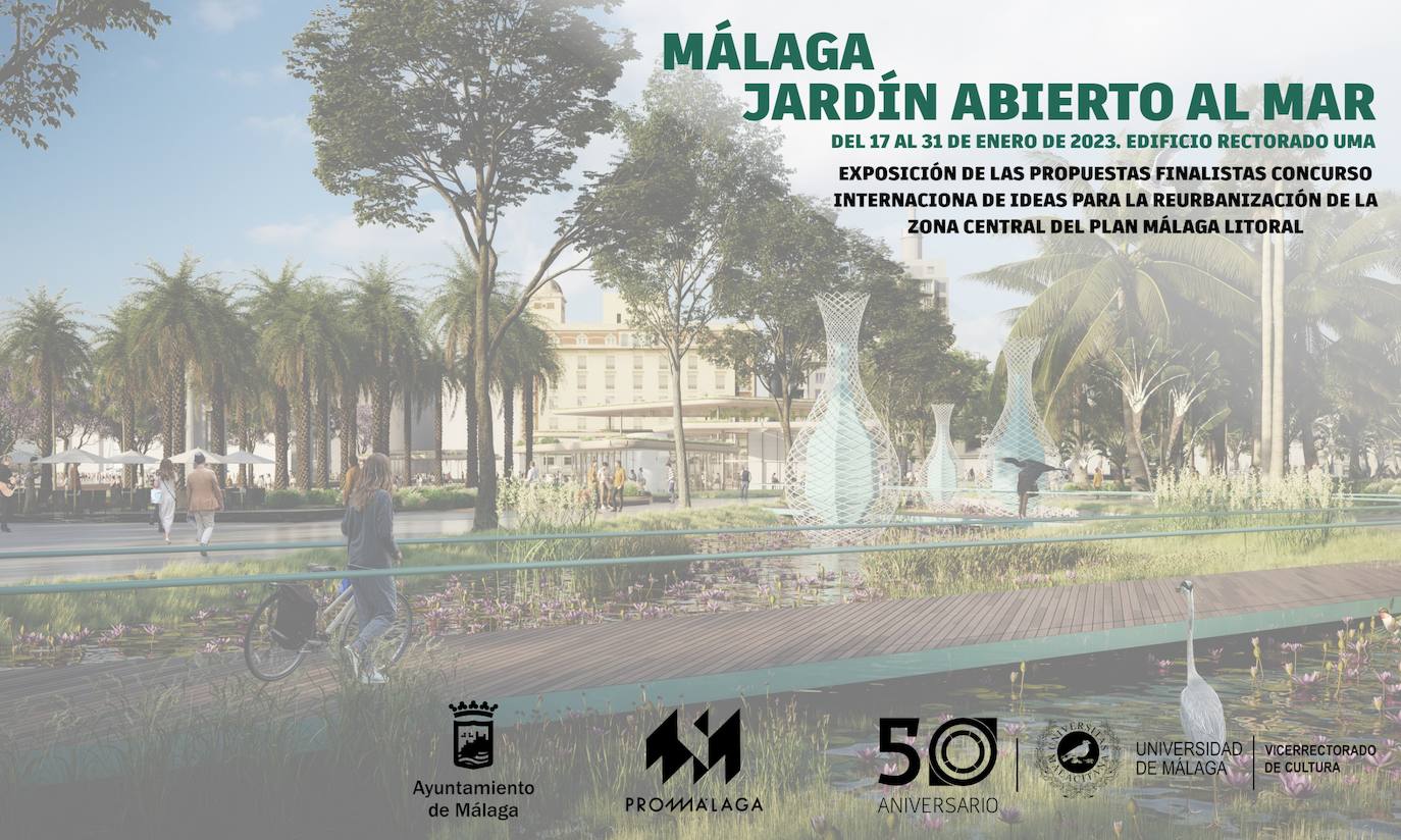 Exposición de las propuestas de ideas finalistas del concurso del Plan Málaga Litoral