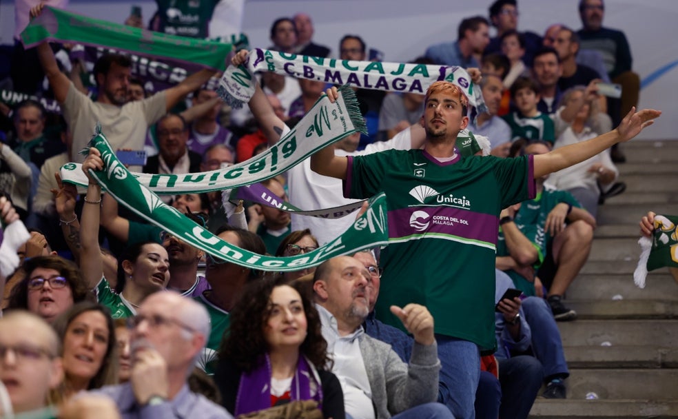 Unicaja y Baskonia, la batalla de la grada en la Liga Endesa