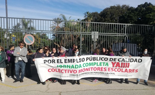 Monitores escolares denuncian precariedad laboral y exigen contratos de 35 horas