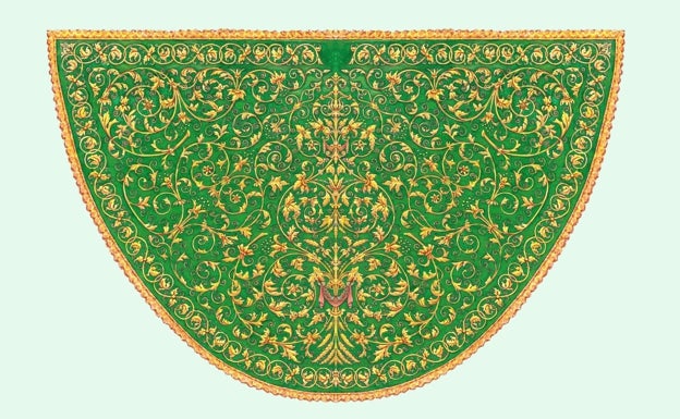 Estudiantes encarga a Fernando Prini el diseño de un manto de camarín para su Virgen