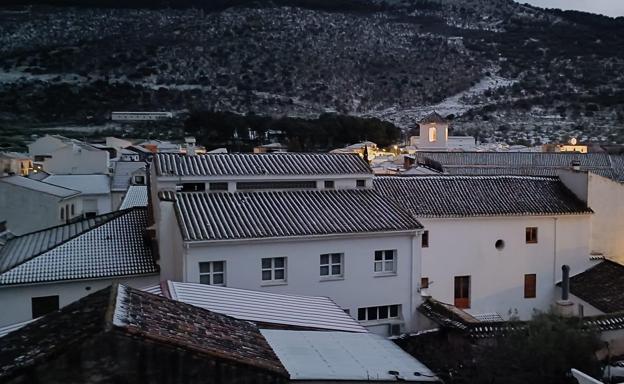 Las primeras nevadas del invierno llegan a la provincia de Málaga