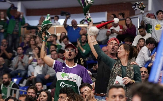 Los aficionados del Unicaja dejan casi agotadas sus entradas para la Copa del Rey en minutos