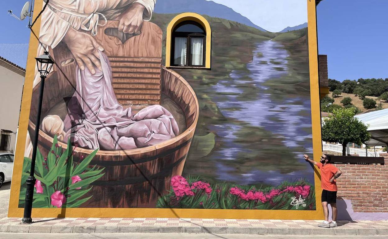 Un grafiti en Cortes, nominado al mejor del mundo en 2022