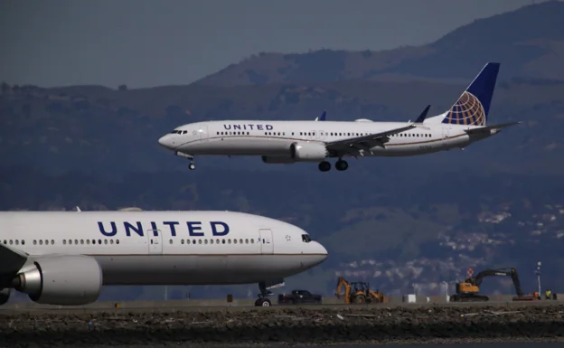 Aviones de la aerolínea estadounidense United Airlines. /SUR