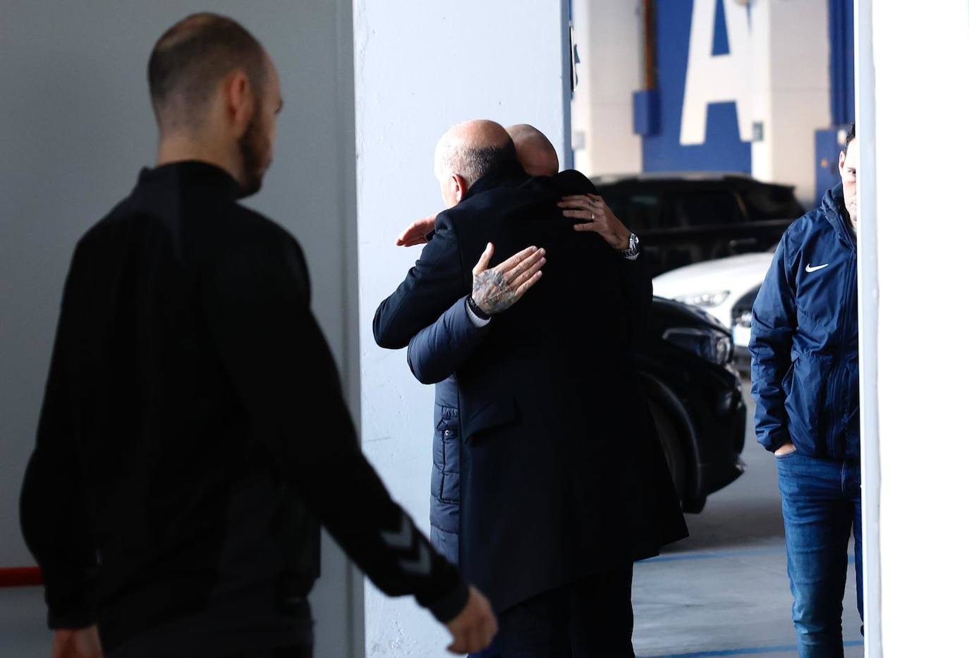 La despedida de Pepe Mel del Málaga, en imágenes