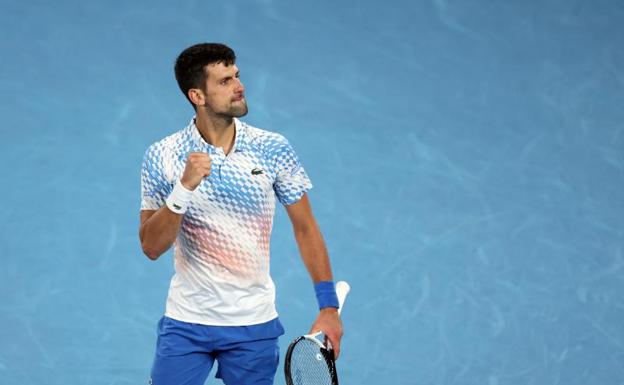 Huracán Djokovic arrolla a Rublev y ya está en semifinales