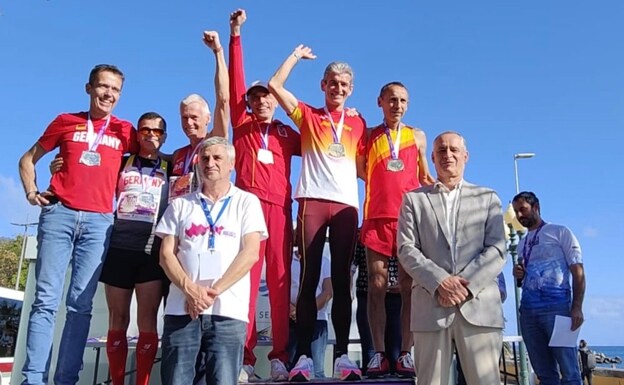 El veleño Pepe Vigo, campeón de Europa de maratón por equipos en la categoría máster 60