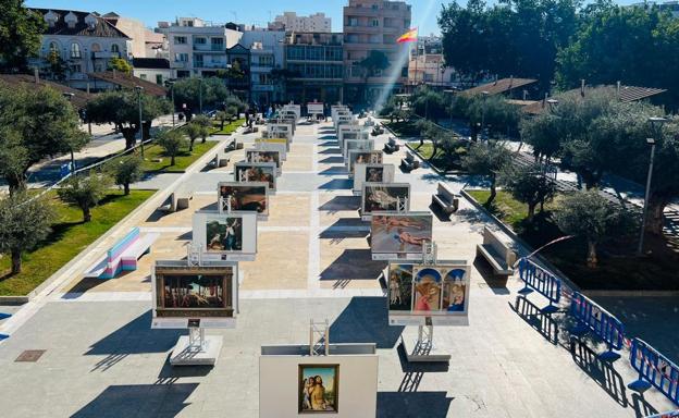 El centro de Fuengirola se transforma en el Museo del Prado