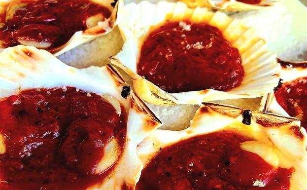 Las peregrinas en tomate de Taberna Alaska