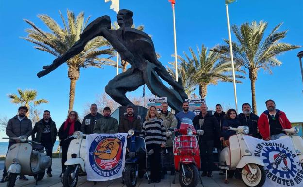 Sabinillas, punto de encuentro para los aficionados a la scooter