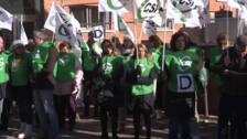 Trabajadores públicos se manifiestan en CyL para denunciar el "caos" y el "deterioro" de la Sanidad
