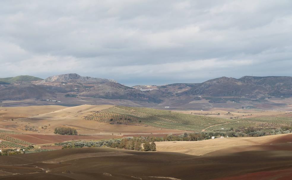 Los coloridos paisajes invernales del Valle del Guadalteba