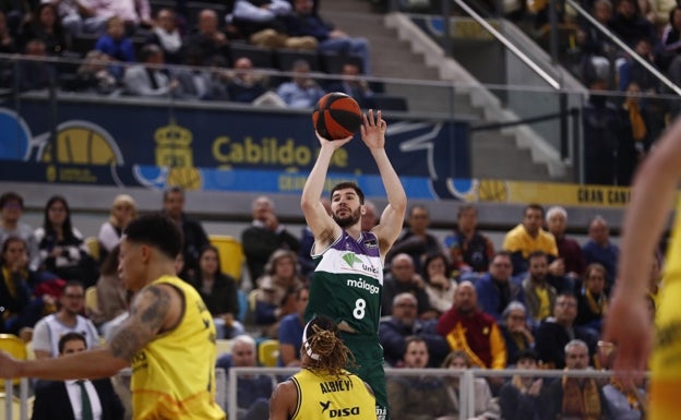 Alivio en el Unicaja con Brizuela tras la lesión que sufrió ante el Gran Canaria