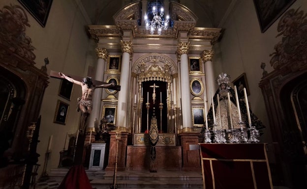 La Cofradía del Mutilado traslada este viernes a sus titulares al Sagrado Corazón