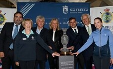 Marbella presenta el trofeo de la Solheim Cup 2023 que se celebrará en Casares
