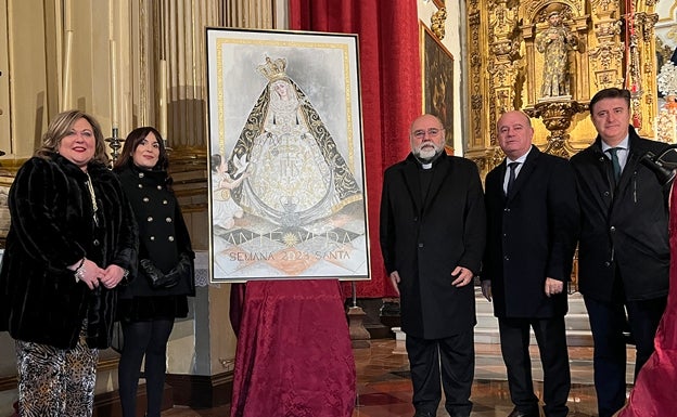 La Virgen de la Paz es el motivo del Cartel de la Semana Santa de Antequera de 2023