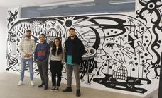La Alianza Francesa expone un mural colectivo inspirado en la obra de Baudelaire