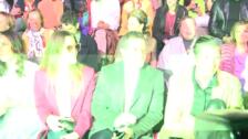 Antonio Banderas y Nicole Kimpel acaparan todos los flashes en la Fashion Week de Madrid
